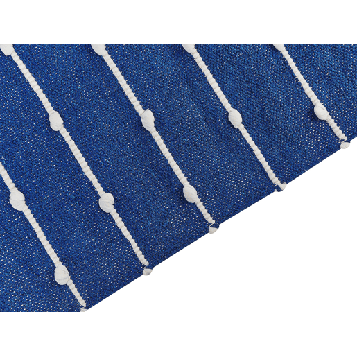 Tapete KONDHALI Azul 80 x 150 cm Algodão