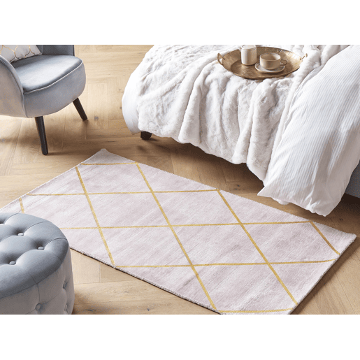 Tapete ATIKE Rosa 80 x 150 cm Viscose