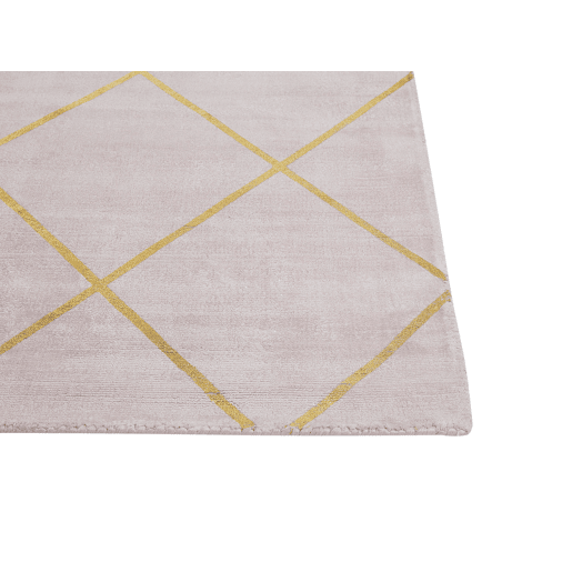 Tapete ATIKE Rosa 80 x 150 cm Viscose