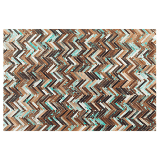 Tapete AMASYA Castanho 140 x 200 cm Pele