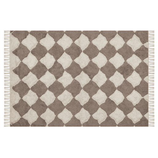 Tapete SINOP Creme 140 x 200 cm Algodão