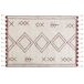 Beliani De pelo corto KENITRA 160x230 Beliani De pelo corto KENITRA 160x230 Blanco/ Beige