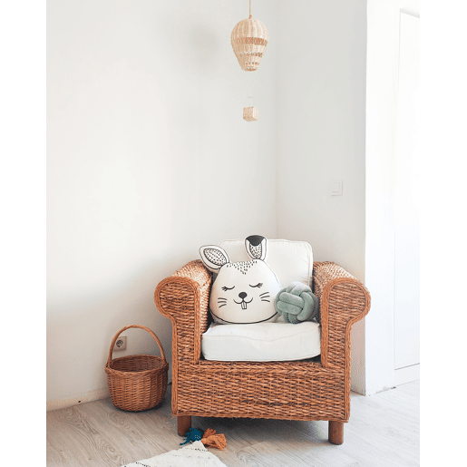 Decoração de parede Balão BEMBA Rattan 60 cm Natural