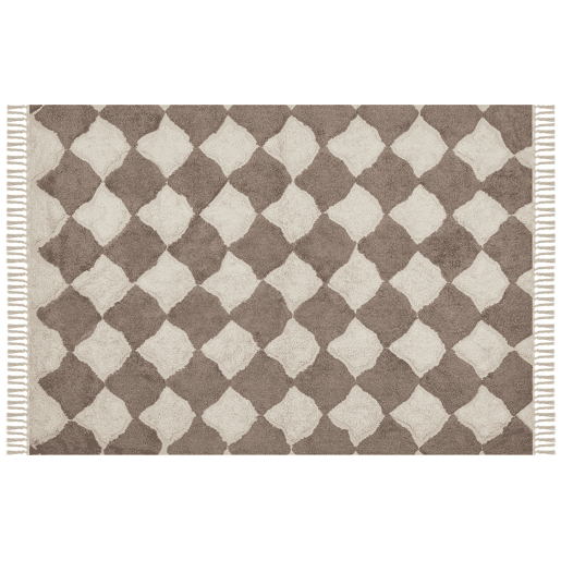 Tapete SINOP Creme 160 x 230 cm Algodão Tapete SINOP Creme 160 x 230 cm Algodão