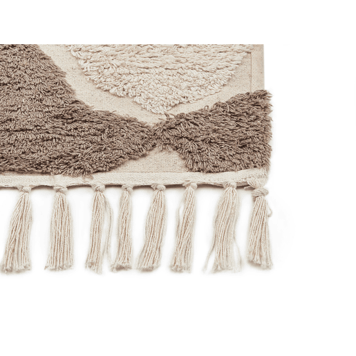 Tapete SINOP Creme 160 x 230 cm Algodão Tapete SINOP Creme 160 x 230 cm Algodão