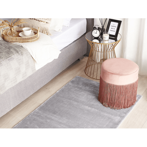 Tapete GESI II Cinzento claro 80 x 150 cm Viscose