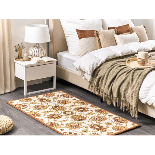 Tapete EZINE Creme 80 x 150 cm Lã