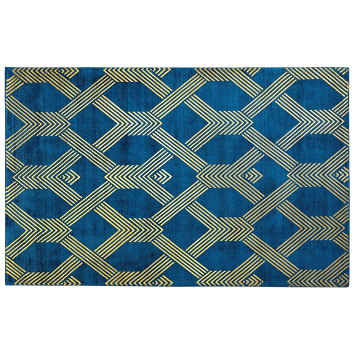 Tapete VEKSE Azul 140 x 200 cm Viscose