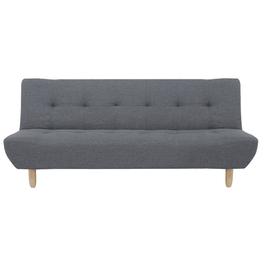 Sofá-cama ALSTEN Tecido Cinzento escuro 3 lugares