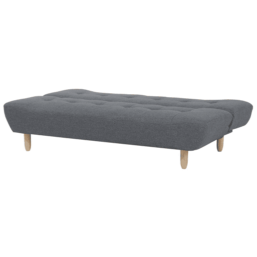 Sofá-cama ALSTEN Tecido Cinzento escuro 3 lugares