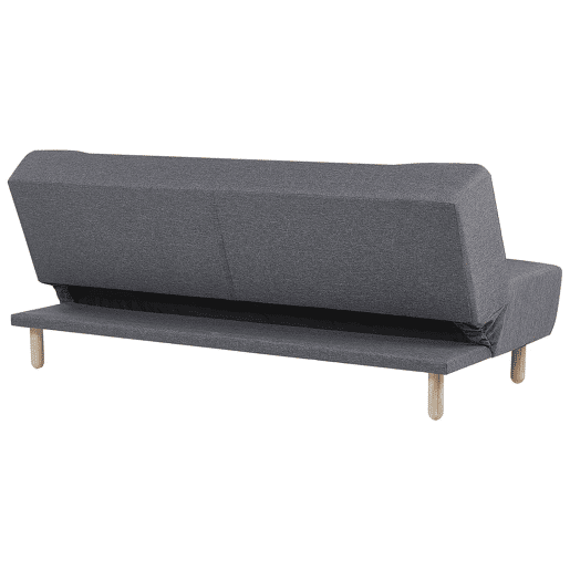 Sofá-cama ALSTEN Tecido Cinzento escuro 3 lugares