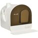 Arenero para Gato PP PawHut, mascotas - accesorios para gatos Arenero para Gato PP PawHut, mascotas - accesorios para gatos Blanco