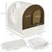 Arenero para Gato PP PawHut, mascotas - accesorios para gatos Arenero para Gato PP PawHut, mascotas - accesorios para gatos Blanco