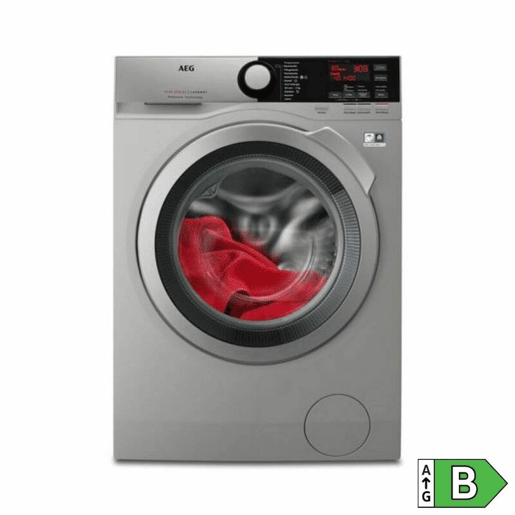 Máquina de lavar Aeg L7FEE842S Aço inoxidável 8 kg 1400 rpm