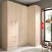 Armario esquinero Essen 2 módulos 4 puertas Armario esquinero Essen 2 módulos 4 puertas Natural