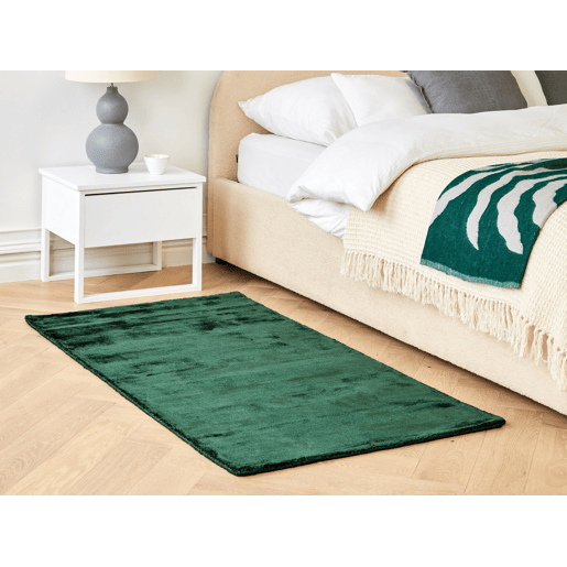 Tapete GESI II Verde escuro 80 x 150 cm Viscose