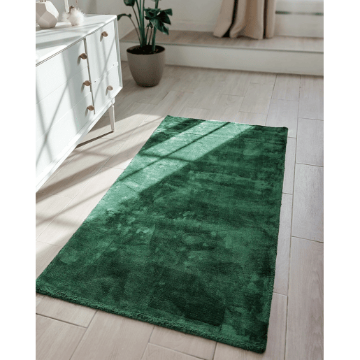 Tapete GESI II Verde escuro 80 x 150 cm Viscose