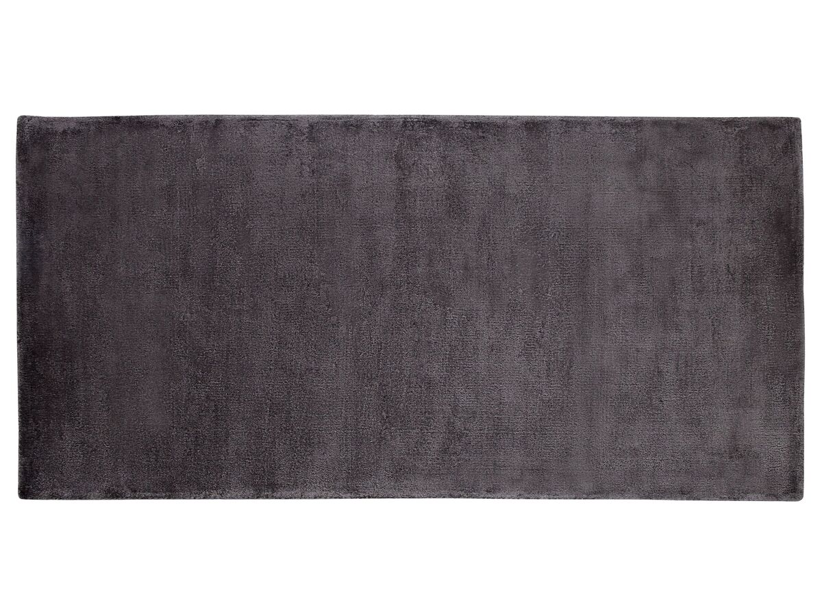 Beliani De pelo corto GESI II 80x150 Gris Oscuro
