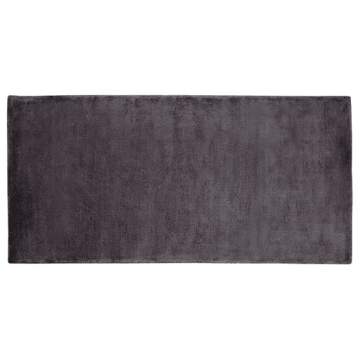 Tapete GESI II Cinzento escuro 80 x 150 cm Viscose