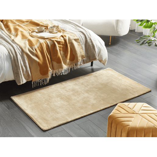Tapete GESI II Cor de areia 80 x 150 cm Viscose