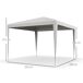 Carpa para Jardín PE, Acero Outsunny Carpa para Jardín PE, Acero Outsunny Blanco