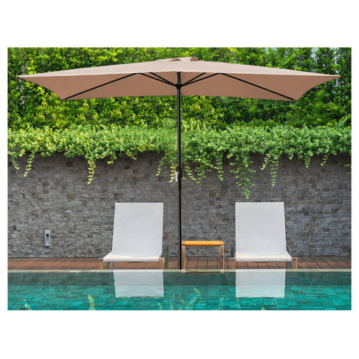 Acomoda Textil - Guarda-sol de Jardim com Forro Anti UV 200 x 300cm. Guarda-sol de Alumínio com Pega, Cobertura Rectangular para Terraços e Pátios (Bege). Acomoda Textil - Guarda-sol de Jardim com Forro Anti UV 200 x 300cm. Guarda-sol de Alumínio com Pega, Cobertura Rectangular para Terraços e Pátios (Bege).