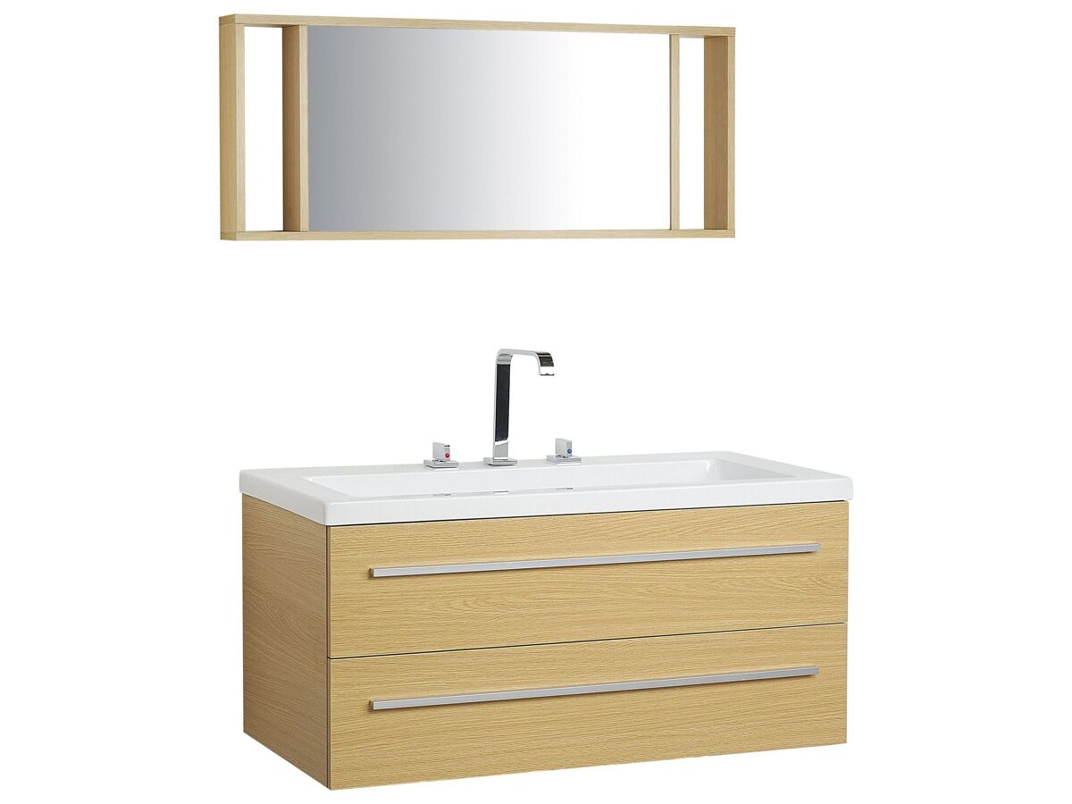 Beliani Tocador de baño ALMERIA 101