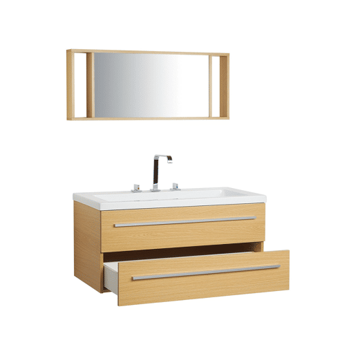 Conjunto de móveis de casa de banho ALMERIA 101 cm Creme