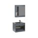 Beliani Mueble de baño TERUEL 60 Beliani Mueble de baño TERUEL 60 Gris Azul