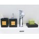 Beliani Conjunto de accesorios de baño KOUROU Beliani Conjunto de accesorios de baño KOUROU Beige