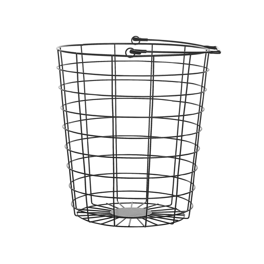 Suporte para cesto AYAPAL com rodas Metal Preto