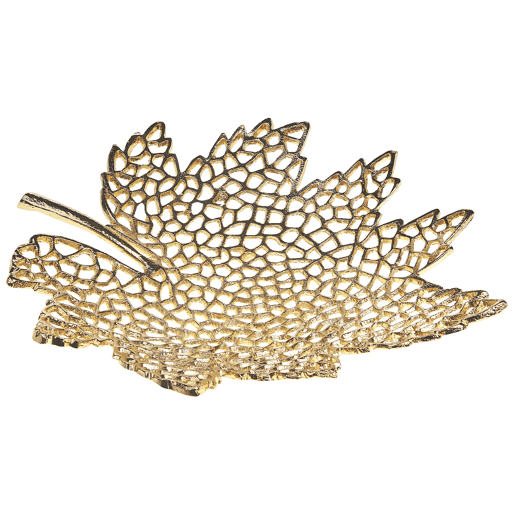 Conjunto de 3 despesa bolsos Folha PEMALI Metal Dourado