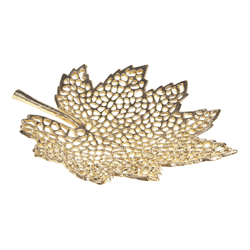 Conjunto de 3 despesa bolsos Folha PEMALI Metal Dourado