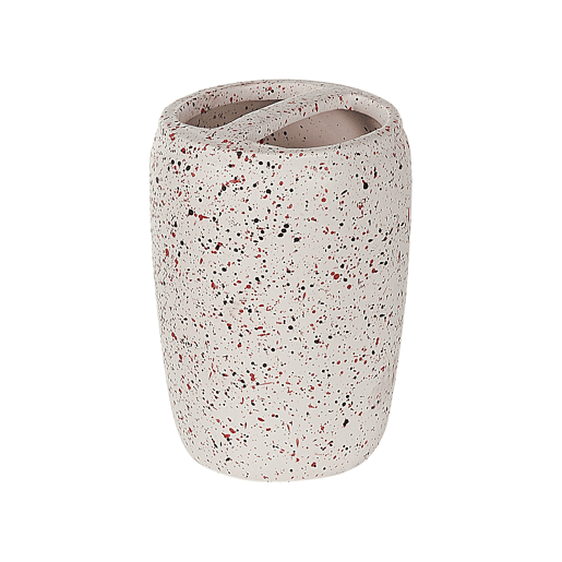 Conjunto de 6 acessórios para a casa de banho PALMILLA Cerâmica Branco creme
