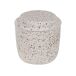 Beliani Conjunto de accesorios de baño PALMILLA Beliani Conjunto de accesorios de baño PALMILLA Blanco/ Beige