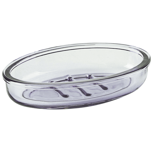 Conjunto de 4 acessórios para a casa de banho TELMA Vidro Violeta