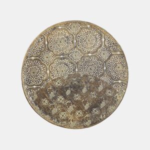 Bandeja decorativa KITNOS Metal Dourado