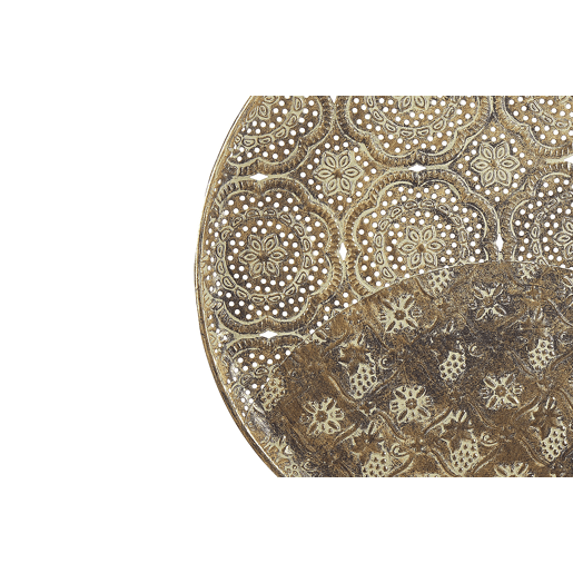 Bandeja decorativa KITNOS Metal Dourado