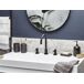 Beliani Conjunto de accesorios de baño LANCO Beliani Conjunto de accesorios de baño LANCO Negro