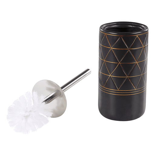Conjunto de 5 acessórios para a casa de banho LANCO Cerâmica Preto