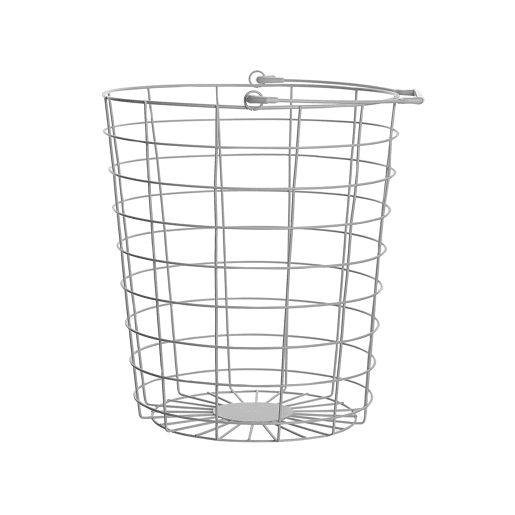Suporte para cesto AYAPAL com rodas Metal Branco