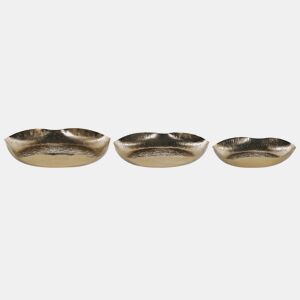 Conjunto de 3 despesa bolsos UJUNG Metal Dourado