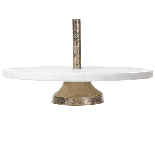 Suporte para bolos TARUM Pedra Mármore branco