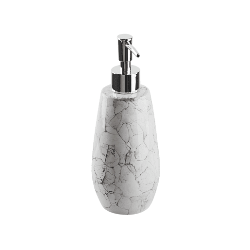 Conjunto de 6 acessórios para a casa de banho CALLELA Cerâmica Branco