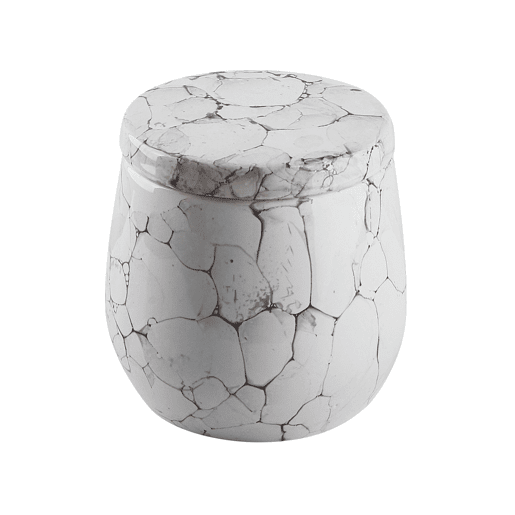 Conjunto de 6 acessórios para a casa de banho CALLELA Cerâmica Branco
