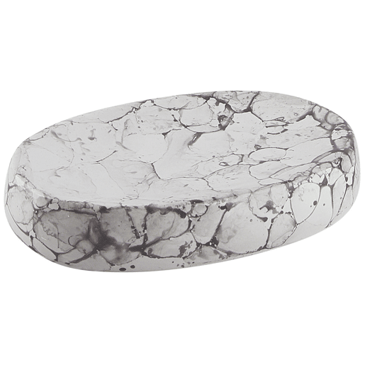 Conjunto de 6 acessórios para a casa de banho CALLELA Cerâmica Branco