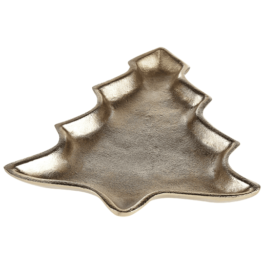 Conjunto de 2 despesa bolsos Árvore de Natal DURIAN Metal Dourado