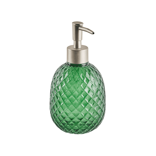 Conjunto de 4 acessórios para a casa de banho CANOA Vidro Verde