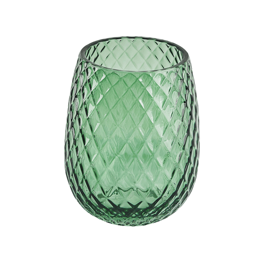 Conjunto de 4 acessórios para a casa de banho CANOA Vidro Verde