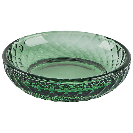 Conjunto de 4 acessórios para a casa de banho CANOA Vidro Verde